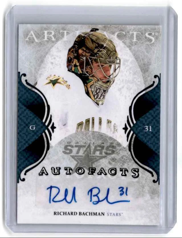 2011-12 Upper Deck Artifacts Autofacts Richard Bachman Auto Dallas Stars #A-RB - Image 1 of 2