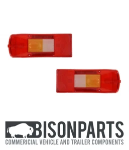 *FITS VOLVO FH FM FH12 FM12 TIPPER REAR LAMP LIGHT LENS RH LH (PAIR) BP90-037/2 - Picture 1 of 9