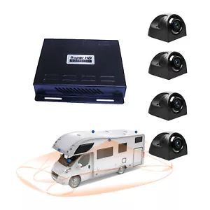 HD 360 degree Bird View panoramic view car DVR record for Bus Truck School bus - Picture 1 of 8
