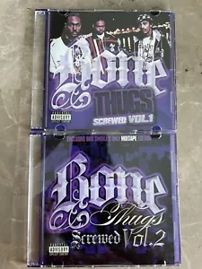 ✅RARE• 2 CD • Bone Thugs-N-Harmony “Greatest Hits Vol. 1 & 2” CHOPPED & SCREWED - Picture 1 of 3