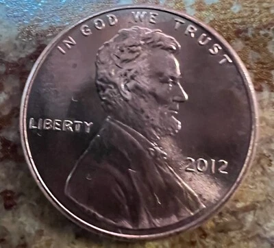 2012 - P Lincoln Shield Cent (BU) Fresh From Mint Penny Roll FRETE GRÁTIS - Imagem 1 de 2