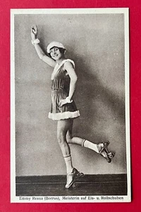 AK Zirkus & Varieté um 1925 Emmy Resua, Meisterin auf Eis- und Rollsch. ( 149493 - Bild 1 von 2