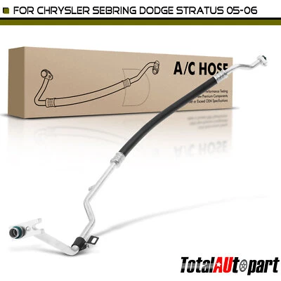 A/C Suction Line for Chrysler Sebring Dodge Stratus 2005-2006 L4 2.4L DOHC SOHC - Image 1 of 4