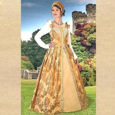 Средневековое анжуйское платье эпохи Возрождения - Изображение 1 из 4