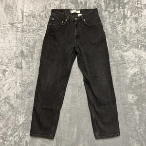 Jeans uomo vintage Levi's 550 relaxed fit taglia 31x30 denim nero - Foto 1 di 11