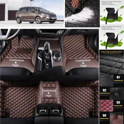 For Ford Transit/Transit Connect Car Floor Mats All Weather Waterproof Carpets - Image 1 of 4