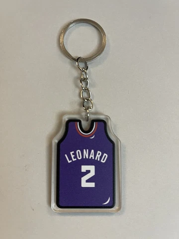 Kawhi Leonard Los Angeles Clippers Jersey Acrylic Keychain NBA Basketball Cover