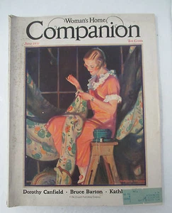 June 1931 WOMAN'S HOME COMPANION with Hayden Hayden Cover Art; Roses by Taber + - Picture 1 of 9
