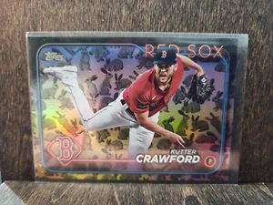 2024 Topps Series 1 Kutter Crawford Easter Rabbits Foil SP Red Sox #316 Parallel - Picture 1 of 2