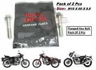 Royal Enfield "Classic 500, Bullet 500cc & GT650cc "Flanged Hex Bolt" Pack Of 2