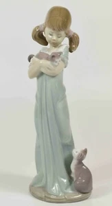 Very Cute Lladro Figure ~ 5743 ~ Don't Forget Me ~ Girl with Kittens - Picture 1 of 4