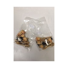 Kit 8 morsetti Oro per 4 mm Connettori a Banana per Altoparlanti Prese Connettor