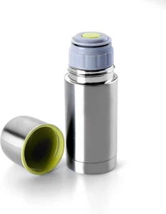Mini Thermos 150 Ml Scatola Da Esposizione, Acciaio Inox, Doppia Parete - Foto 1 di 12