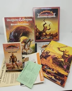 Advanced Dungeons & Dragons 2nd Edition Dark Sun Lot Rules Cyclopedia Poster TSR - Picture 1 of 12