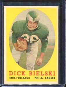 1958 Topps Football # 111 Dick Bielski (NM-MT) Near Mint to Mint - Picture 1 of 2