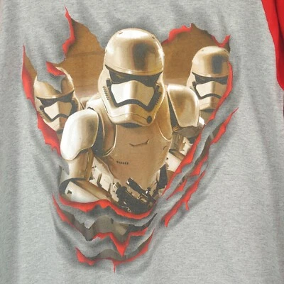 Camiseta Star Wars Niños Manga Larga Talla XL Storm Troopers Estilo Béisbol Camiseta Foto 1 de 4