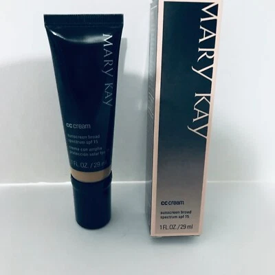 New In Box Mary Kay CC Cream Sunscreen Broad Spectrum SPF 15 Very Deep - Image 1 of 3