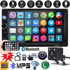 Radio Estereo De Pantalla Para Coche Carro GPS WiFi Tactil Doble Din Bluetooth 7 - Bild 1 von 19