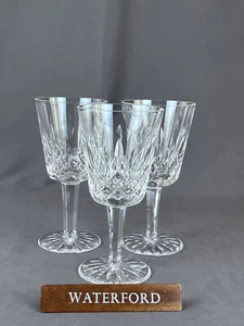 "3 copas de agua Waterford Crystal Lismore 6 7/8"": como nuevas" - Imagen 1 de 9