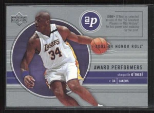 2003-04 Upper Deck Honor Roll #AP10 Shaquille O'Neal Award Performers - Picture 1 of 2