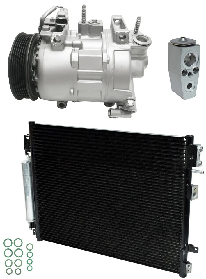 Kit de compresor de aire acondicionado RYC Reman con condensador DH08A para Chrysler 300 3,6 L 2017 Foto 1 de 4
