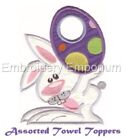 ASSORTED TOWEL TOPPERS COLLECTION - MACHINE EMBROIDERY DESIGNS ON USB