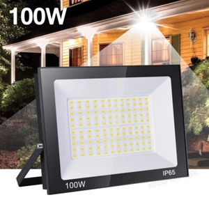 100W LED Flood Light Outdoor Security Spotlight Landscape Garden Yard Lamp 110V - Picture 1 of 10