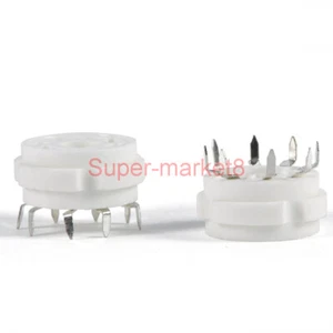 2 Stück 8Pin Oktal Keramik Röhrenfassungen GZC8-Y KT66 KT88 6SN7 6L6 EL34 6CA7 - Bild 1 von 11