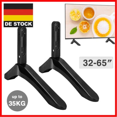 TV Ständer Fernseher Standfuß TV Bein Sockelfüße Halterung Samsung 32-65 Zoll DE - Bild 1 von 4