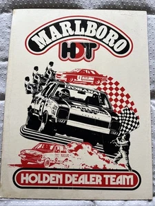 70’s HDT MARLBORO Mounted Poster On Board Holden Torana GTX Car Racing - Picture 1 of 9