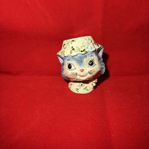 Vintage Lefton Miss Priss Kitty Cat Salt / Pepper Shaker Replacement Kitten 1511 - Picture 1 of 8