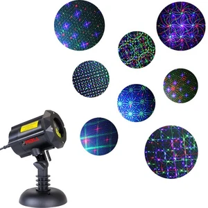 LEDMALL Motion 8 Patterns in 1 RGB Outdoor Garden Laser Christmas Lights - Picture 1 of 10