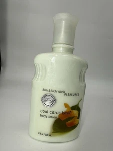 BATH & BODY WORKS Pleasures Cool Citrus Basil Lotion 8oz Discontinued Rare New - Picture 1 of 5