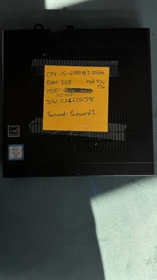 HP ProDesk Mini PC - Intel Core i5 6500 CPU - 8 GB RAM, NO HDD, NO PSU - Image 1 of 2