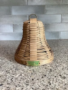 Cesta Campana Navidad Original Longaberger 1983 Etiqueta Verde - Imagen 1 de 11