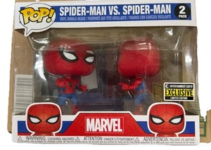 Funko Spiderman VS Spiderman Vinyl Figure Damaged Box ! See Photos New Items! - Picture 1 of 7