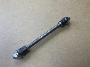 Solid Axle For Rear Hub Campagnolo Cones & Locknuts Single-Speed/Road/Track Bike - Picture 1 of 10
