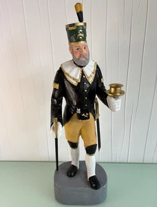 Bergmann handgeschnitzt, handbemalt, ca. 49cm hoch, Unikat, unbekannter Künstler - Bild 1 von 14