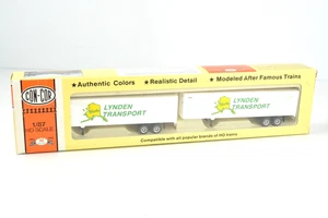 Con-Cor 4-00829 Ho Scale Alaska Lynden Transport 45ft Rivet Side Trailers - Bild 1 von 8