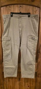 Wrangler Pantaloni Cargo Uomo 42X30 Olmo Cinque Stelle Premium Relaxed Fit Flex - Foto 1 di 6
