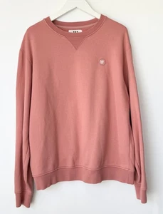 Wood Wood Herren Pullover Sweatshirt rosa Bio-Baumwolle Gr. M Medium *sehr guter Zustand* 109£ - Bild 1 von 6