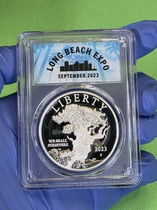 2023-P American Liberty Silver Medal - PCGS PR69DCAM First Strike - Picture 1 of 2