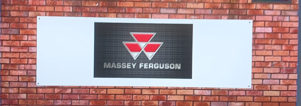 MASSEY FERGUSON     WORK SHOP BANNER SENT TRACKED - Image 1 of 1
