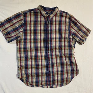 C.E. Schmidt Abbigliamento da Lavoro Camicia con Bottoni Uomo XL Multicolore Plaid Manica Corta - Foto 1 di 6