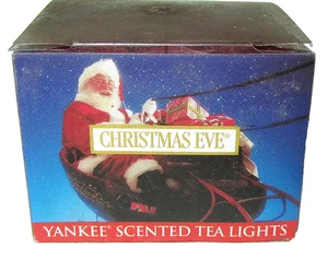 Yankee Candle Retirado "Nochebuena" Caja de 12 Luces de Té Perfumadas ~ RARO ~ NUEVO - Imagen 1 de 1