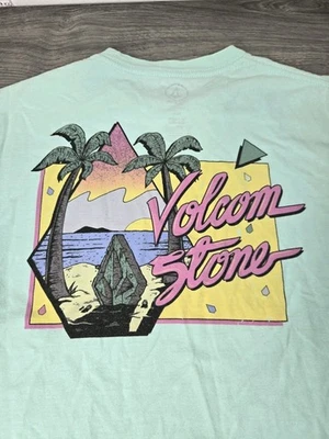 Volcom Stone T Shirt Adult Medium Green Skater - Image 1 of 4