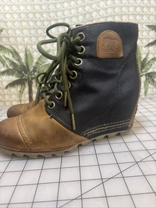 Sorel PDX Keilabsatz-Stiefeletten versteckter Absatz wasserdicht NL2174 Damengröße 7,5 - Bild 1 von 19