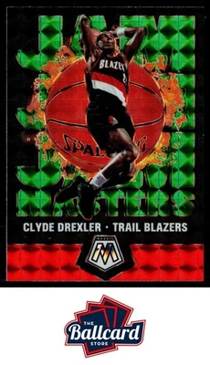 2019-20 Panini Mosaic #4 Clyde Drexler Jam Masters Green - Image 1 of 2