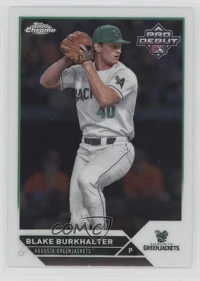 2023 Topps Pro Debut Chrome Blake Burkhalter #PDC-187 - Image 1 of 2
