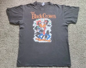 Vintage 90s The Black Crowes Shake Your Money Maker Tour T-Shirt Band Tee Size L - Picture 1 of 6
